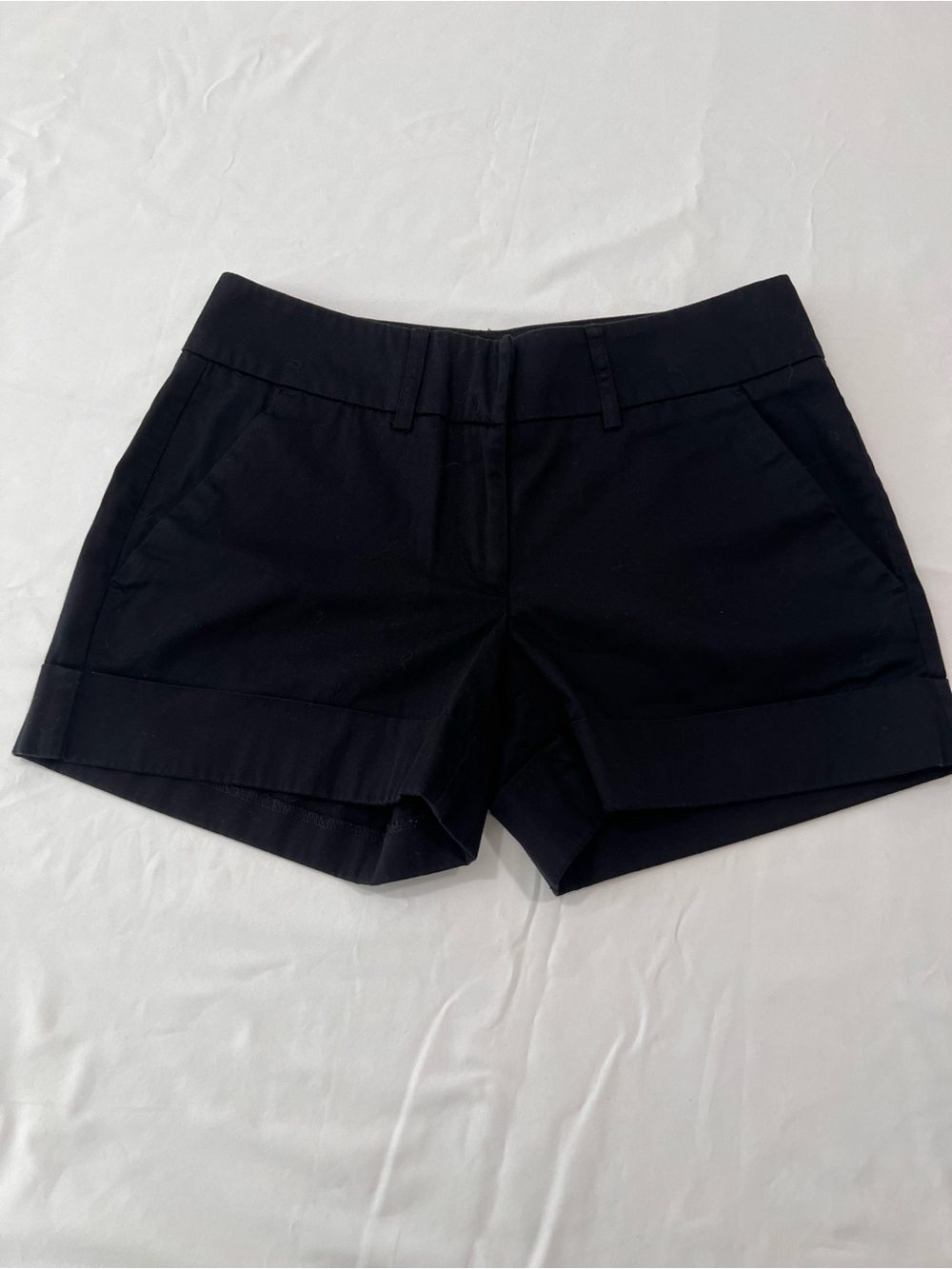 New York & Company Black Cuffed Shorts